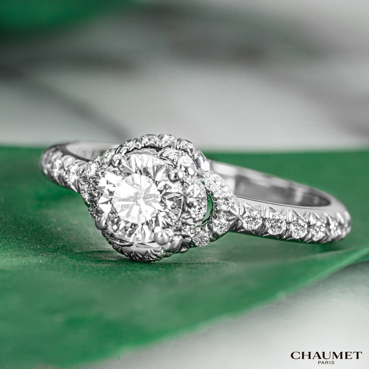 Solitaire Liens d'Amour 2cts Platine - 085273 - Chaumet